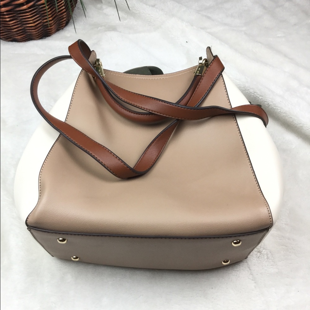 ‼️SOLD MARC NEW YORK ANDREW MARC TAN BROWN CREAM - Picture 3 of 6